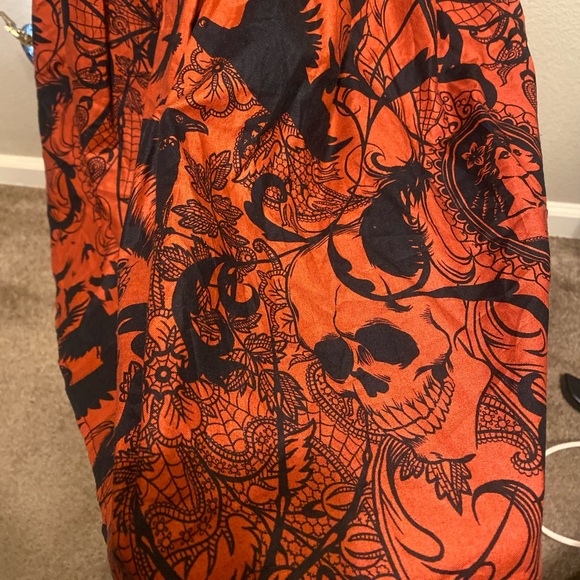 NWOT Hemet rockabilly pleated elastic skirt - Picture 4 of 7